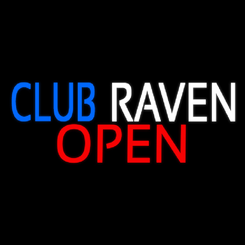 Club Raven Neontábla