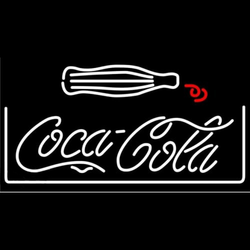 Coca Cola Coke Bottle Soda Pop Pub Game Room Neontábla
