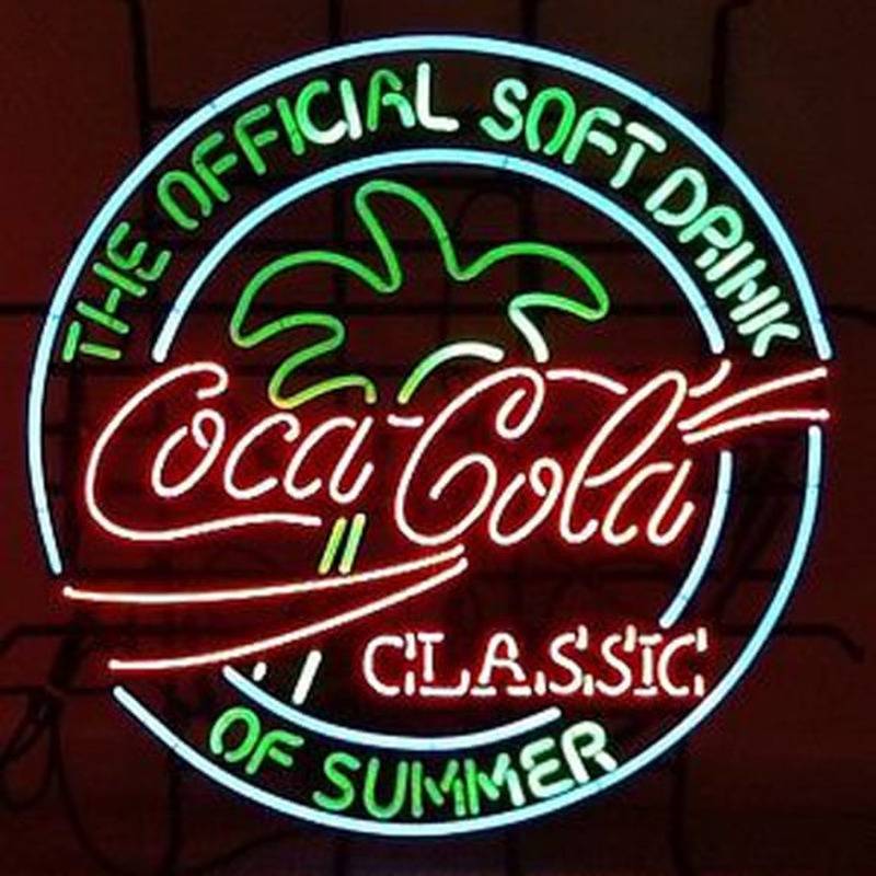 Coca Cola Neon Clock Neontábla