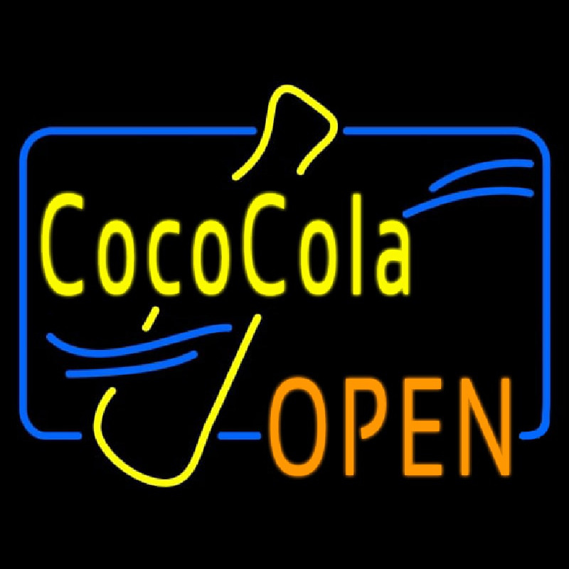 Coca Cola Open Neontábla