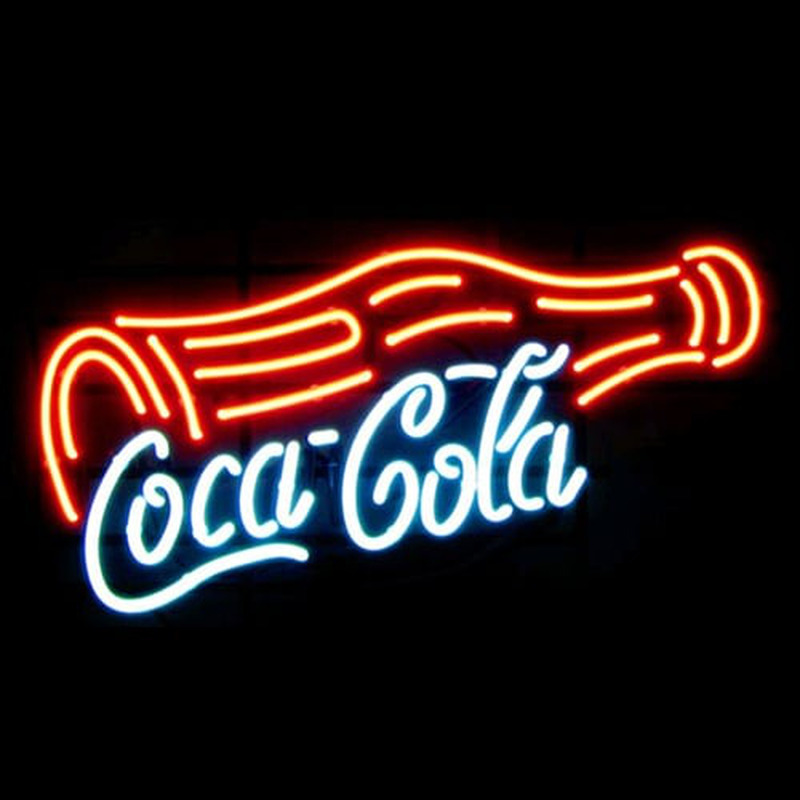 Coca Cola Palack Sör Kocsma Nyitva Neontábla