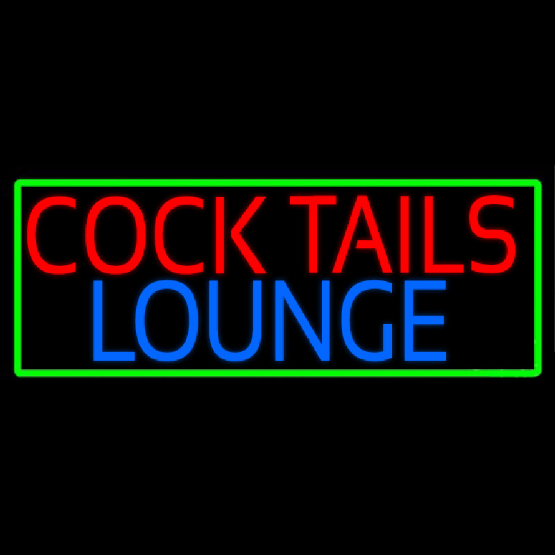 Cocktail Lounge Neontábla