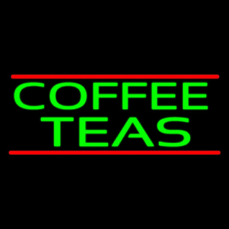 Coffee Teas Neontábla