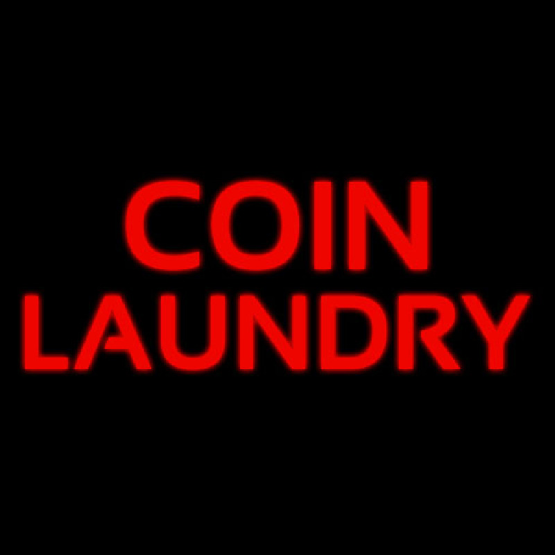 Coin Laundry Neontábla