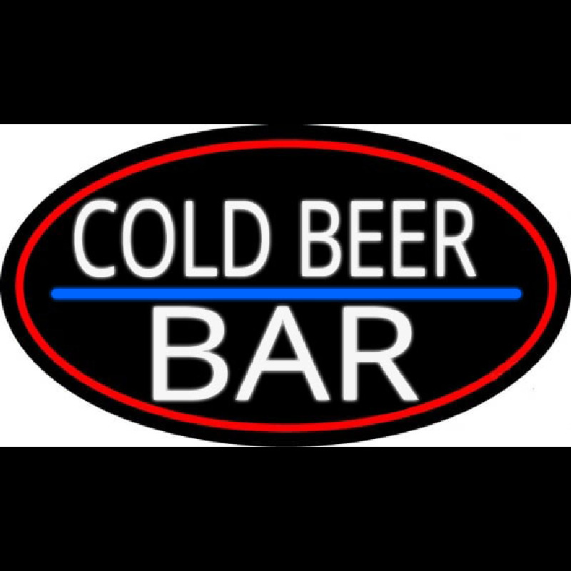 Cold Beer Bar Neontábla