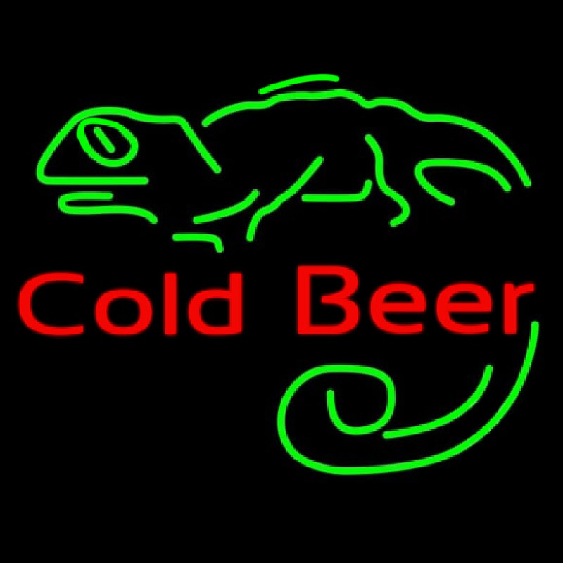 Cold Beer Bar Neontábla