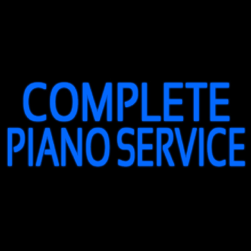 Complete Piano Service 1 Neontábla