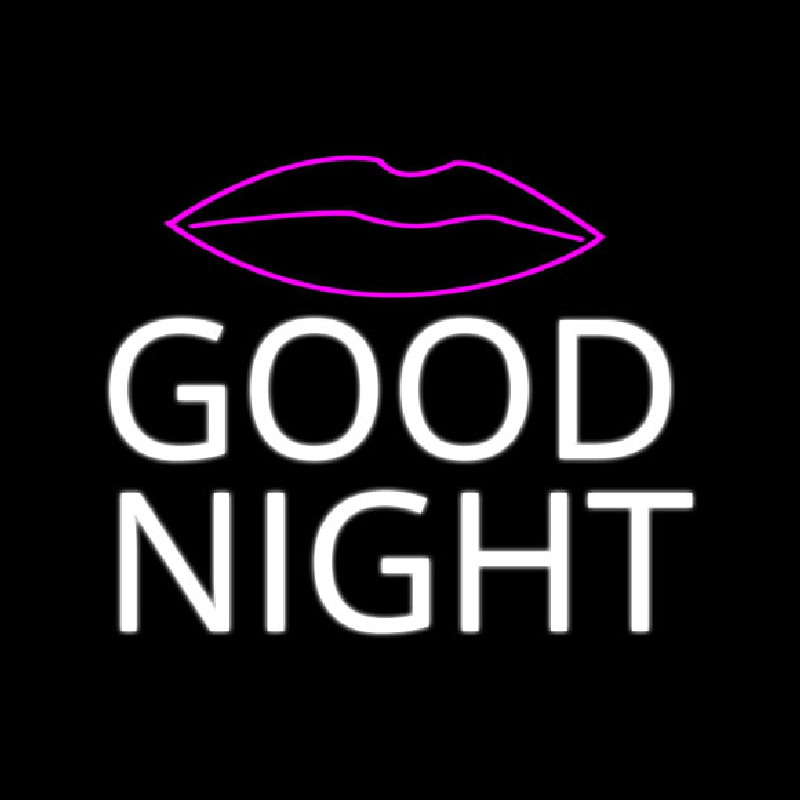Cool Cute Fashion Good Night Neontábla