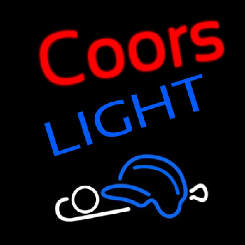 Coors Light Baseball Neontábla