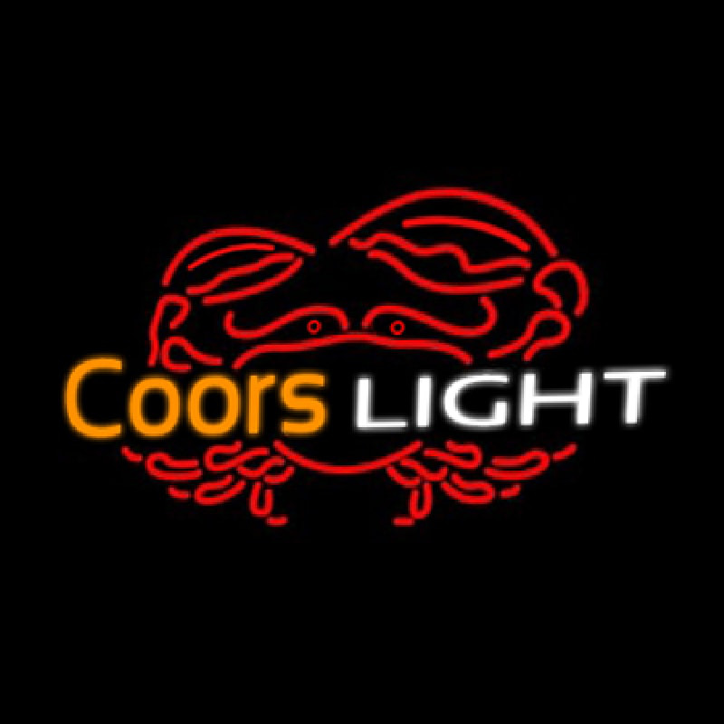 Coors Light Crab Neontábla