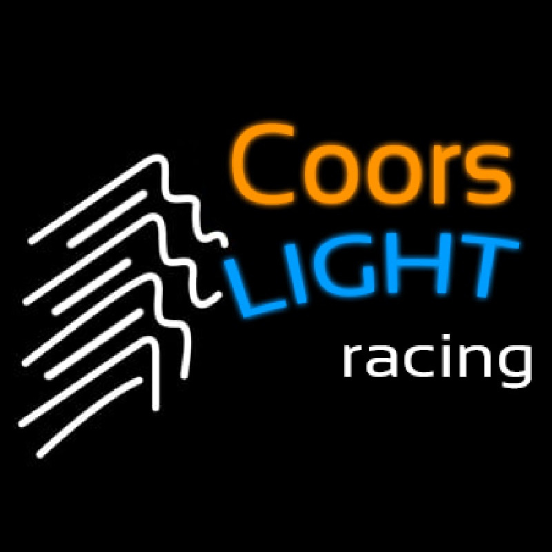 Coors Light Racing Beer Neontábla