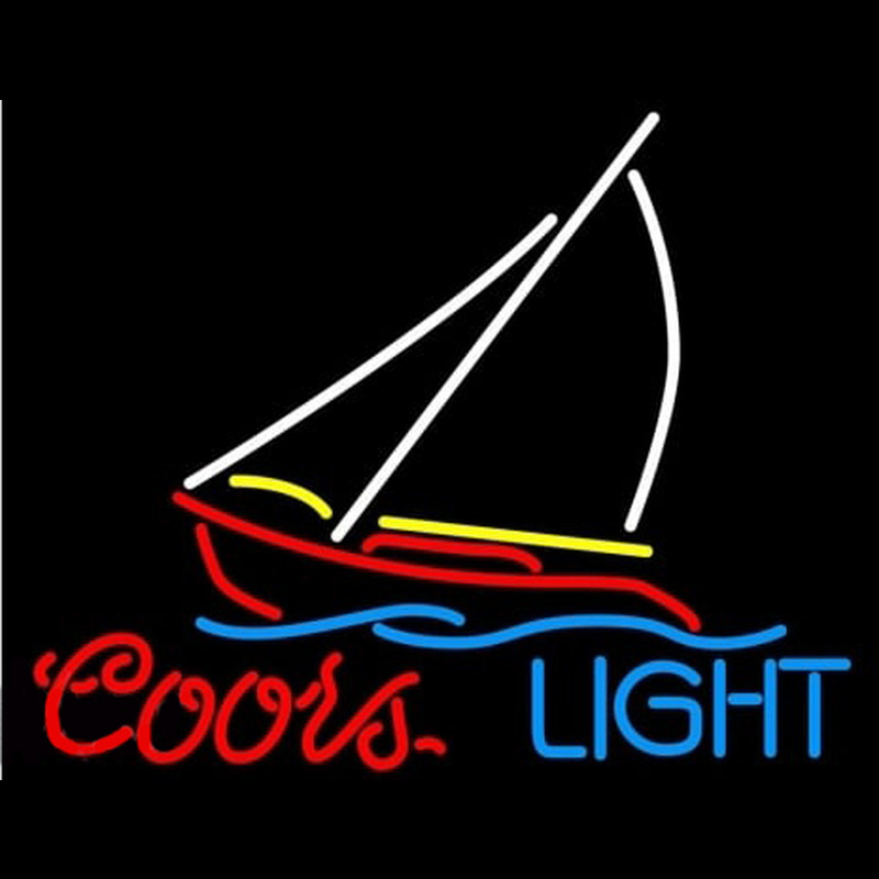 Coors Light Sailboat Neontábla