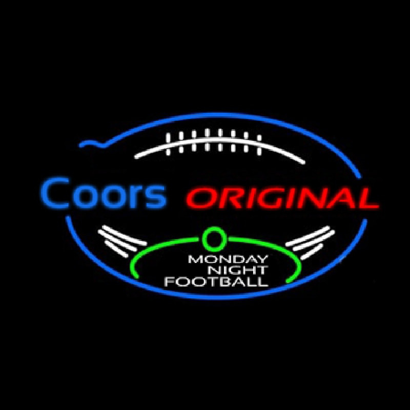 Coors Original Monday Night Football 35th Anniversary Neontábla