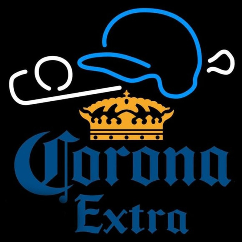 Corona E tra Baseball Beer Sign Neontábla