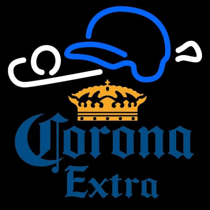 Corona E tra Baseball Beer Sign Neontábla