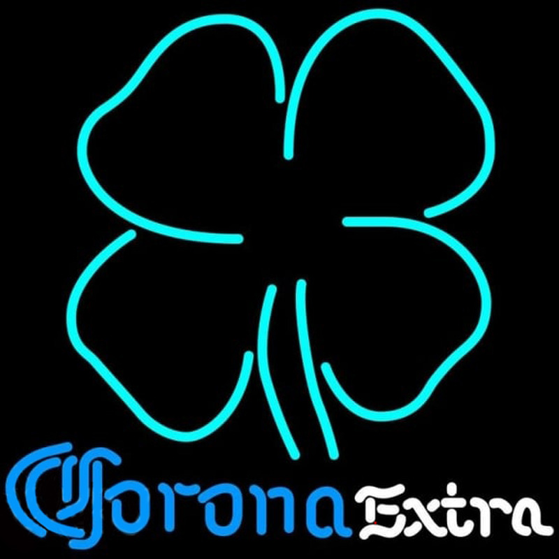 Corona E tra Clover Beer Sign Neontábla