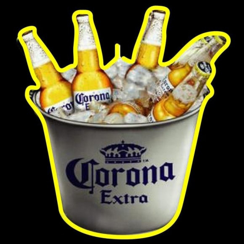 Corona E tra On Ice Beer Sign Neontábla