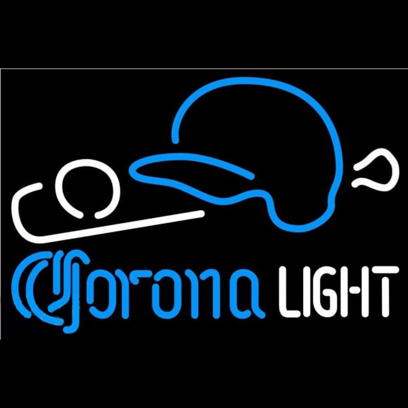 Corona Light Baseball Beer Sign Neontábla