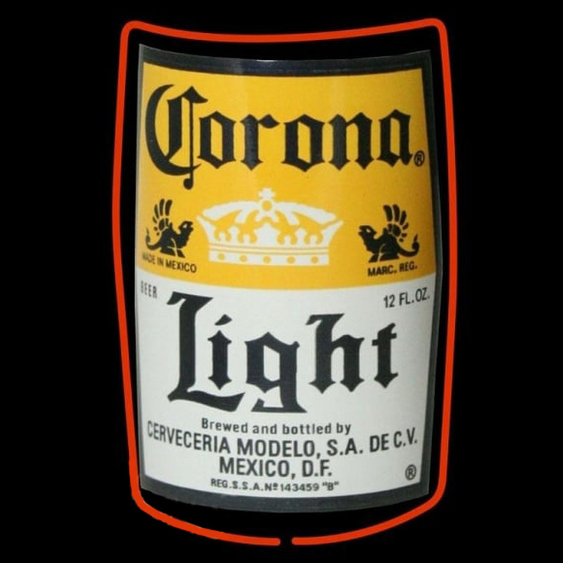 Corona Light Label Beer Sign Neontábla