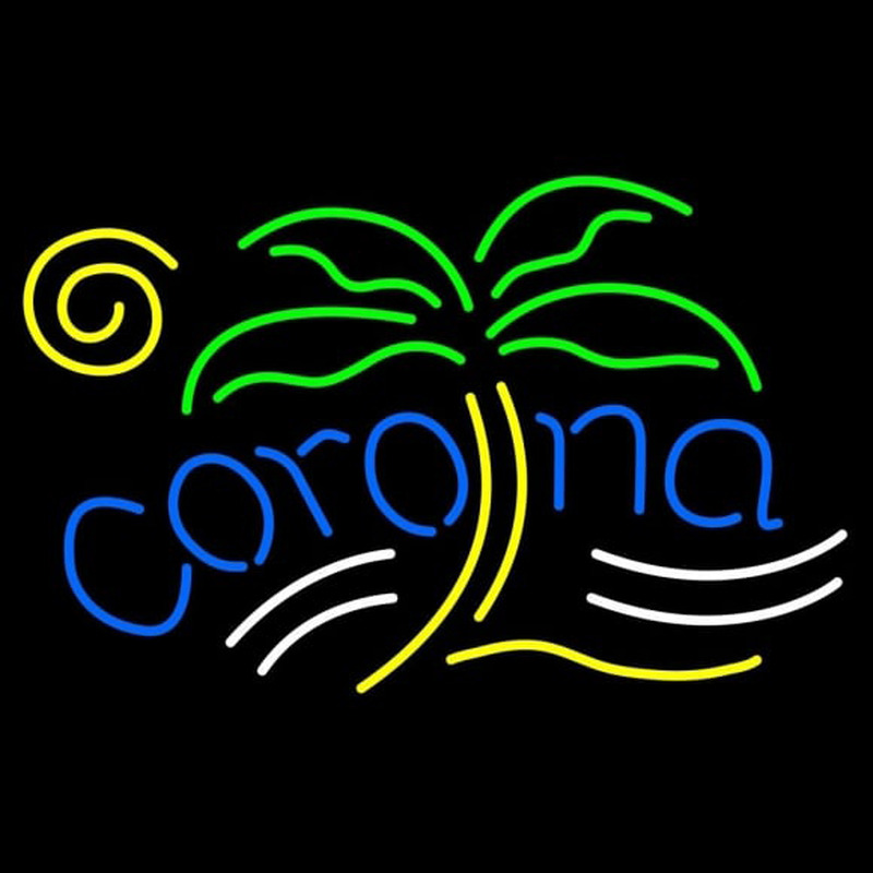 Corona Palm Beer Sign Neontábla