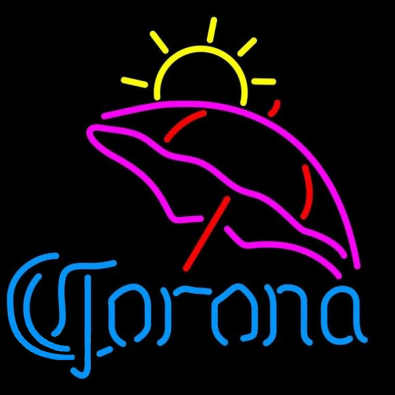 Corona Umbrella Beer Sign Neontábla