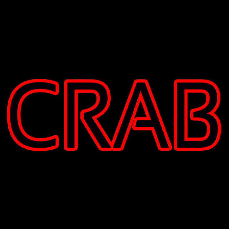 Crab Block Neontábla