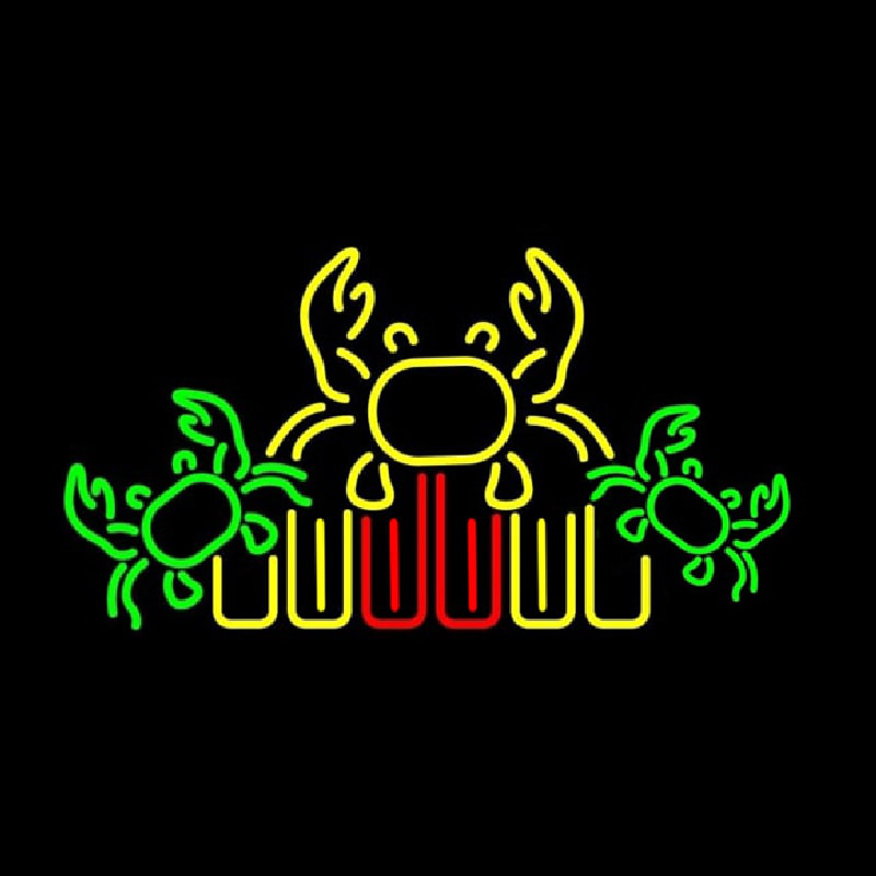 Crabs Logo 2 Neontábla