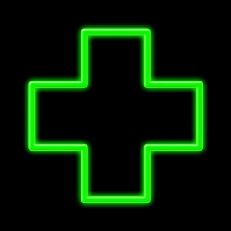 Cross Logo Neontábla