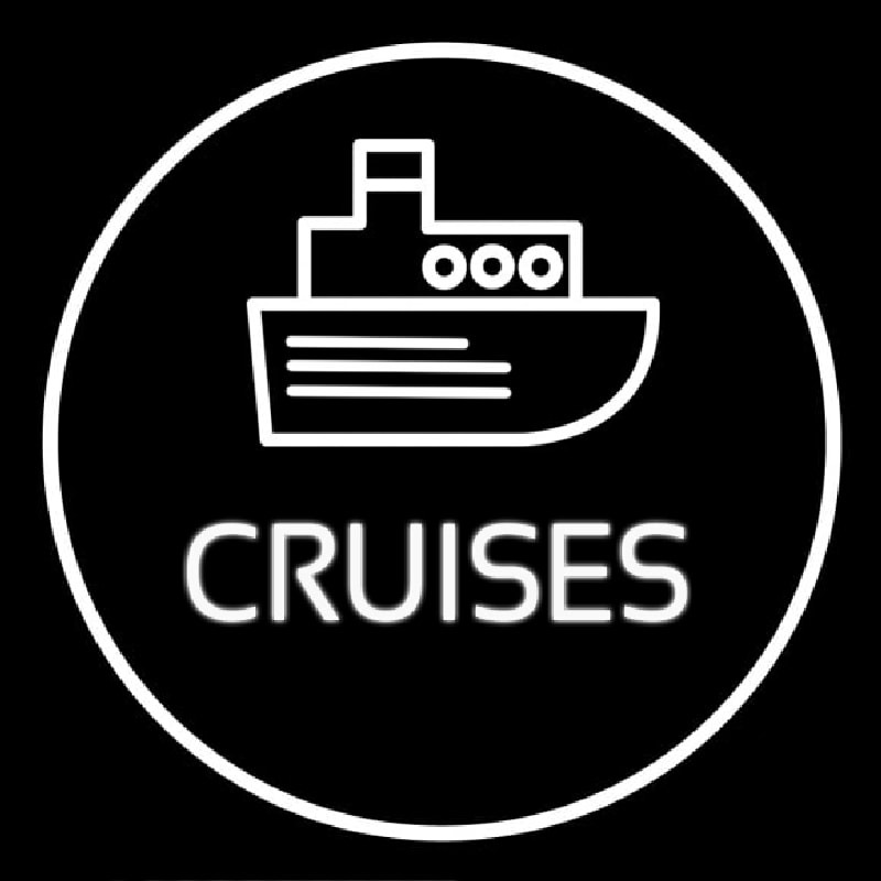 Cruises Icon Button Neontábla