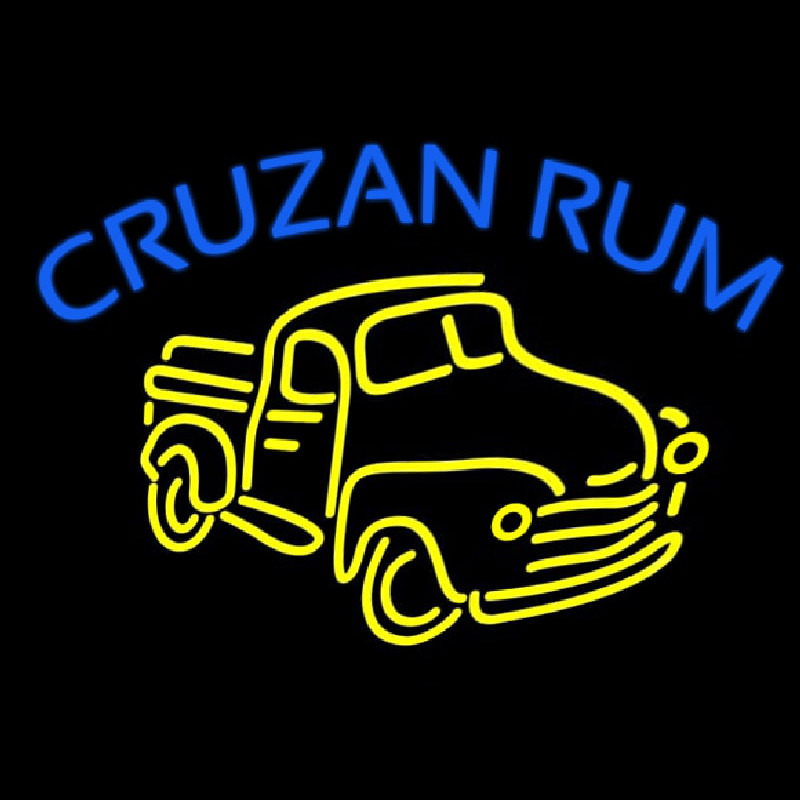 Cruzab Rum Bar Neontábla