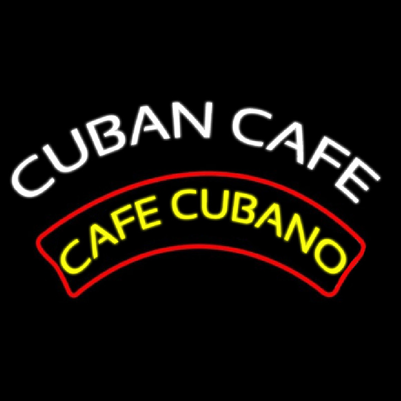 Cuban Cafe Neontábla