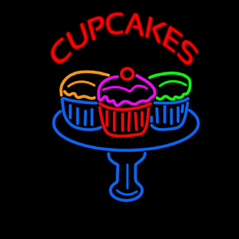 Cup Cakes Neontábla