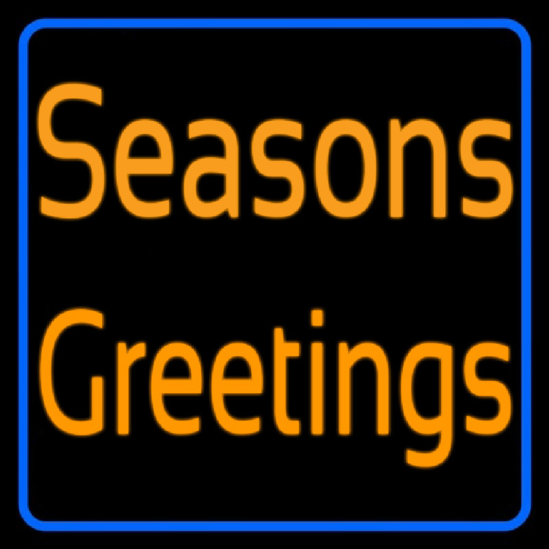 Cursive Seasons Greetings1 Neontábla