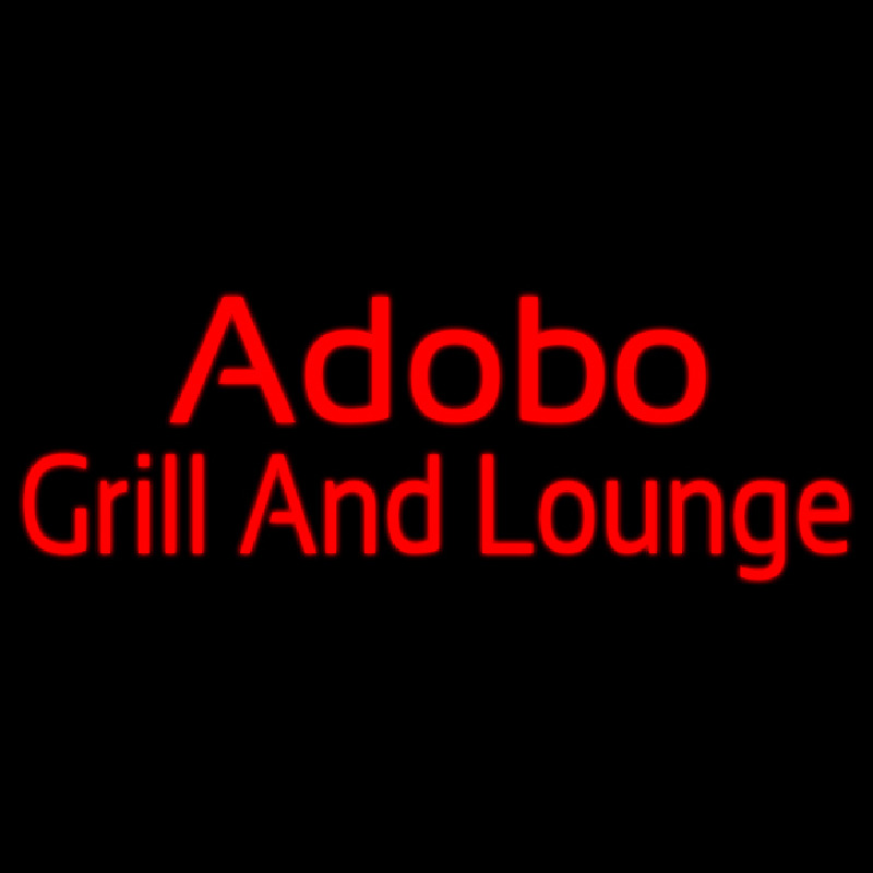 Custom Adobo Grill And Lounge 2 Neontábla