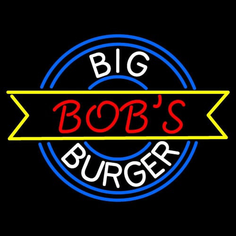 Custom Big Bobs Burger  Neontábla
