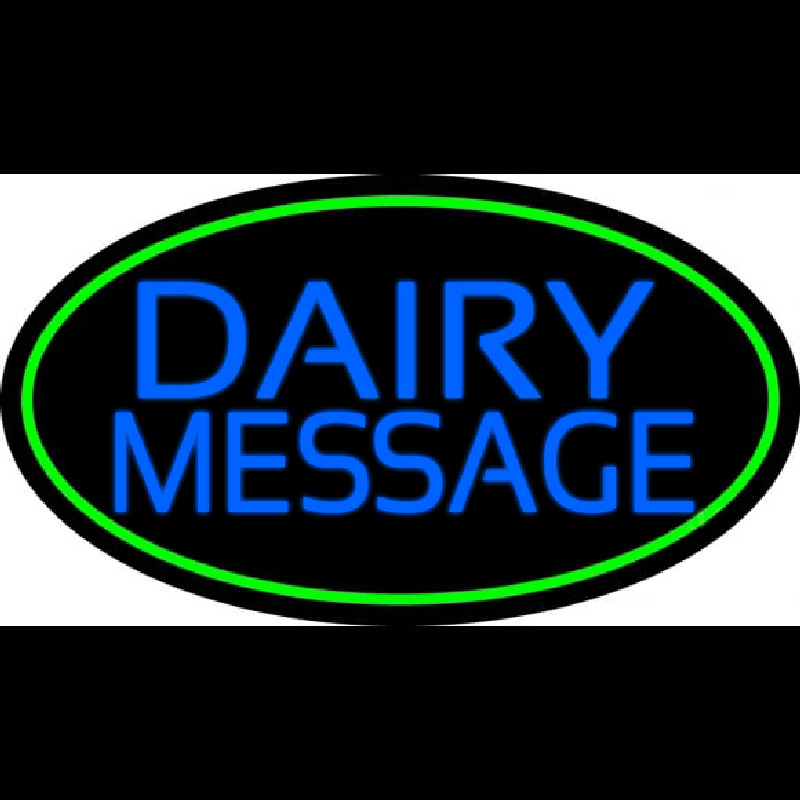 Custom Dairy With Logo Neontábla