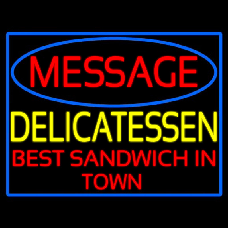 Custom Delicatessen Neontábla