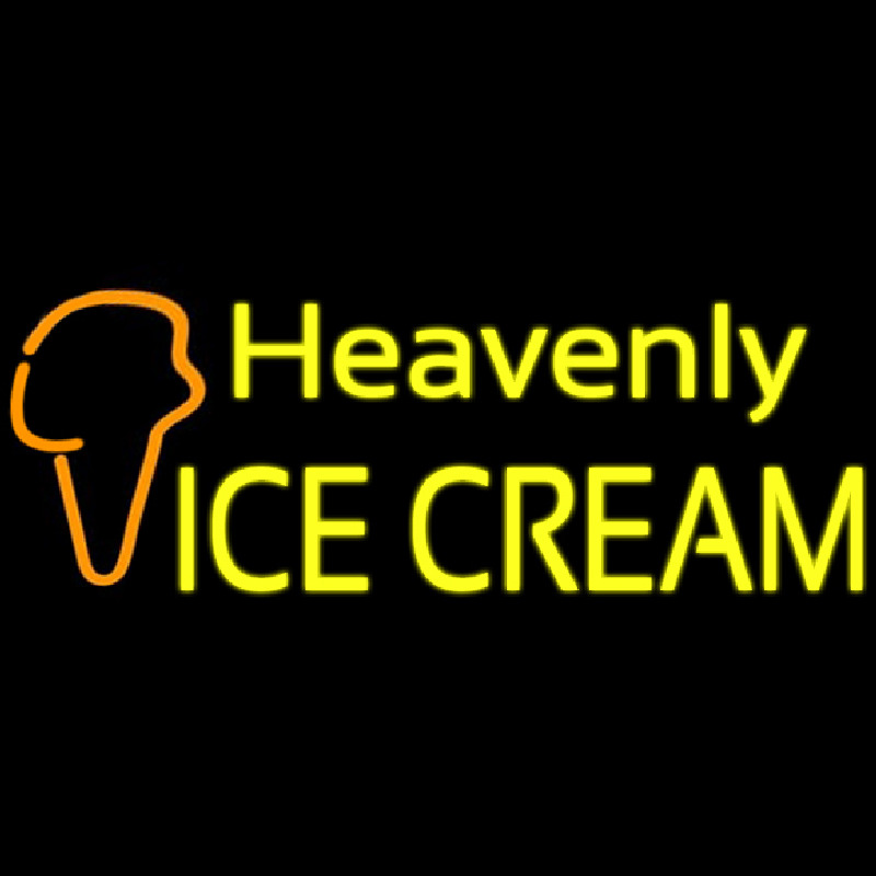 Custom Heavenly Ice Cream Cone Neontábla