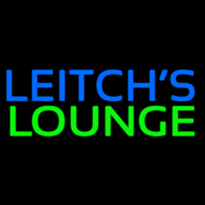 Custom Leitchs Lounge Neontábla