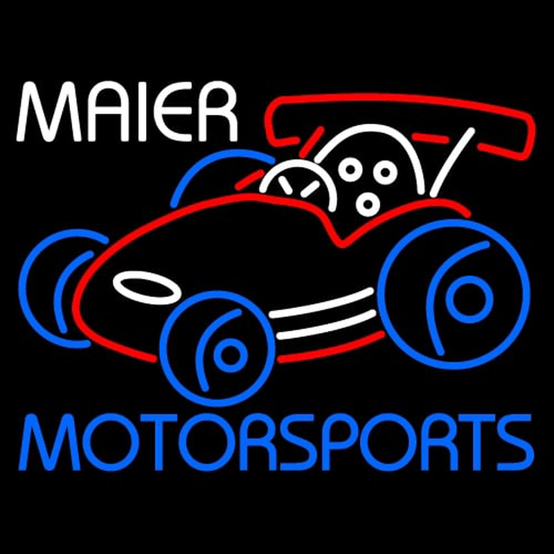 Custom Maier Motorspots Go Kart Neontábla