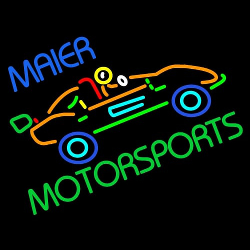 Custom Maier Motorspots Go Kart Neontábla