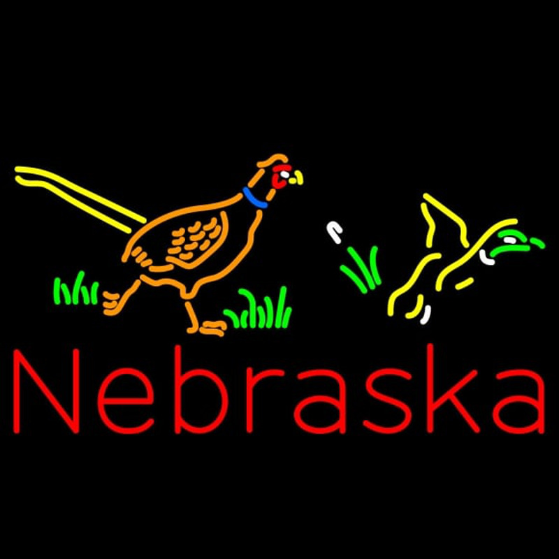 Custom Nebraska Pheasant Steve Neontábla