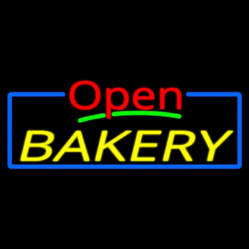 Custom Open Bakery 1 Neontábla