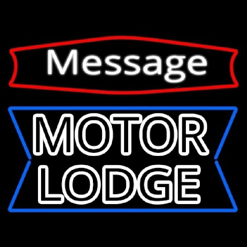Custom Personalized Motor Lodge Neontábla