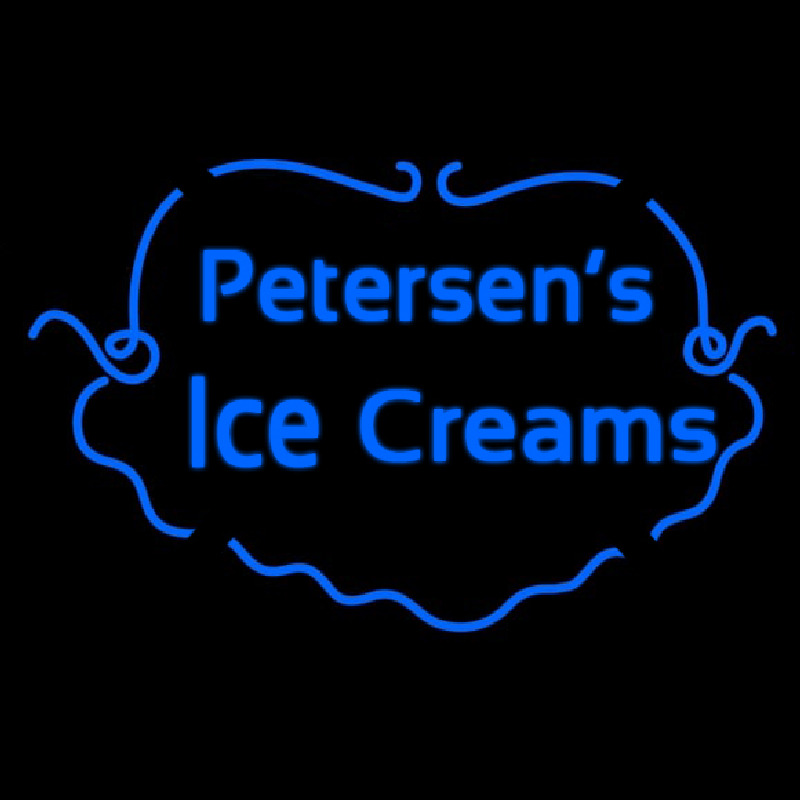 Custom Petersens Ice Creams Neontábla