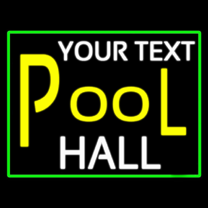 Custom Pool Hall Neontábla