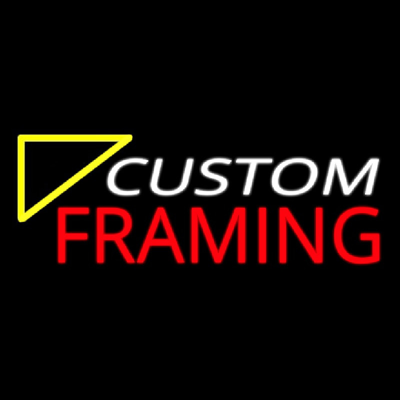 Custom Red Framing Neontábla