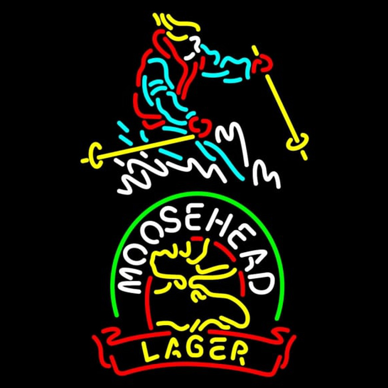 Custom Steamboat Moosehead Beer Neontábla