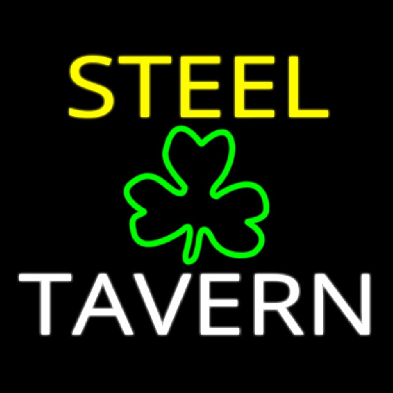 Custom Steel Tavern 1 Neontábla