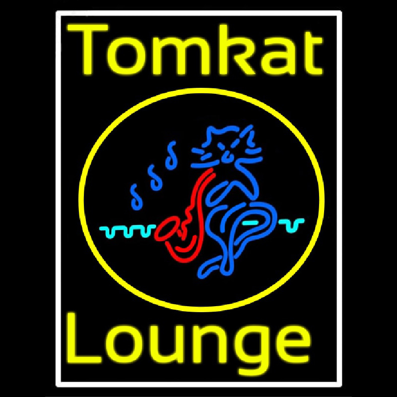 Custom Tomkat Lounge Sa ophone Logo Neontábla